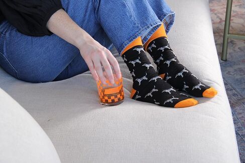 Tennessee Checkerboard Orange & White Men's Socks | TN Apparel | Vols Socks | Gift for TN Volunteer Alumni & Fans in Kuwait