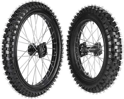 19" Front Wheel 70/100-19 Tire and Rim Assembly 15mm Bearing for Pit Dirt Bike Motocross Offroad SSR Taotao Apollo 125cc 140cc 150cc 160cc 200cc 250cc (Front Wheel 70/100-19) in Saudi Arabia