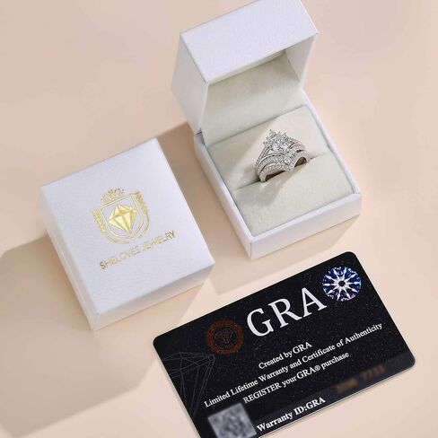 D Color VVS1 Clarity Moissanite Wedding Rings For Women Chevron Bridal Sets 925 Sterling Silver Sz 5-10 in Saudi Arabia