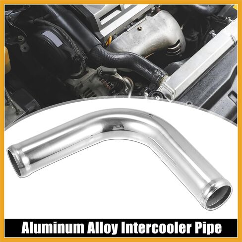 OD 1.5" 38mm Leg Length 4" 100mm Aluminum Alloy Tube Intercooler Pipe 90 Degree Bend Elbow Air Intake Tube Silver Tone for Car Replacement in Saudi Arabia