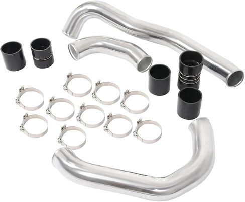KUAFU Intercooler Pipe Kit Compatible with 2008-2010 Ford 6.4L Powerstroke Diesel Heavy Duty Aluminium Hot & Cold Side in Saudi Arabia