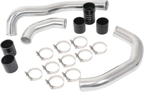 KUAFU Intercooler Pipe Kit Compatible with 2008-2010 Ford 6.4L Powerstroke Diesel Heavy Duty Aluminium Hot & Cold Side in Saudi Arabia