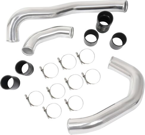 KUAFU Intercooler Pipe Kit Compatible with 2008-2010 Ford 6.4L Powerstroke Diesel Heavy Duty Aluminium Hot & Cold Side in Saudi Arabia