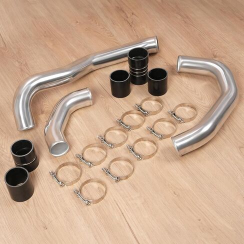 KUAFU Intercooler Pipe Kit Compatible with 2008-2010 Ford 6.4L Powerstroke Diesel Heavy Duty Aluminium Hot & Cold Side in Saudi Arabia