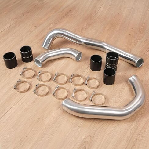 KUAFU Intercooler Pipe Kit Compatible with 2008-2010 Ford 6.4L Powerstroke Diesel Heavy Duty Aluminium Hot & Cold Side in Saudi Arabia