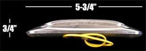 Optronics Micro-Flex Star مختومة ختم صافٍ Amber LED Marker Marker Light in Saudi Arabia
