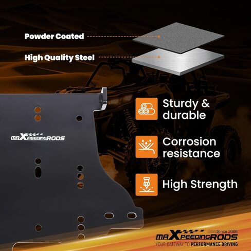 MaxPeedingRods مجموعة Winch Mount Kit لـ Honda Trx500 Foreman (Fe/FM/FPE/FPM) 2007-2011 لوحة تصاعد Winch لـ TRX500 Rubicon (FA/FGA/FPA/PG) 2009-2014 in Kuwait