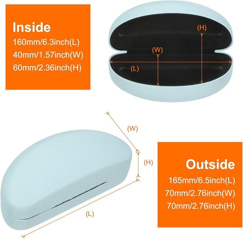 علبة Harfington eyeglasses Case Pu Geane Gains Case Anti Cashes Case Case Hand Shell نظارات نظارة الصلابة in Saudi Arabia