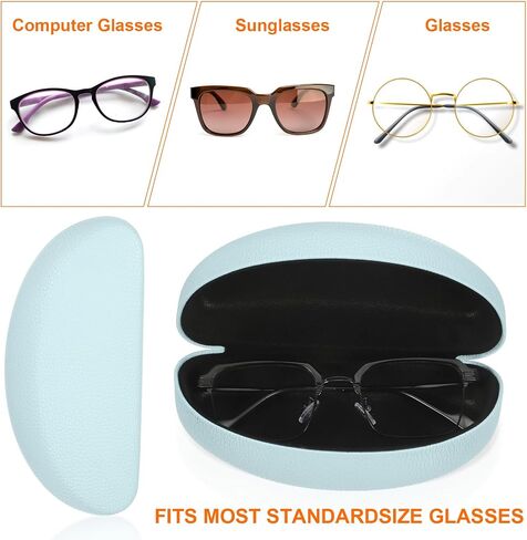 علبة Harfington eyeglasses Case Pu Geane Gains Case Anti Cashes Case Case Hand Shell نظارات نظارة الصلابة in Saudi Arabia