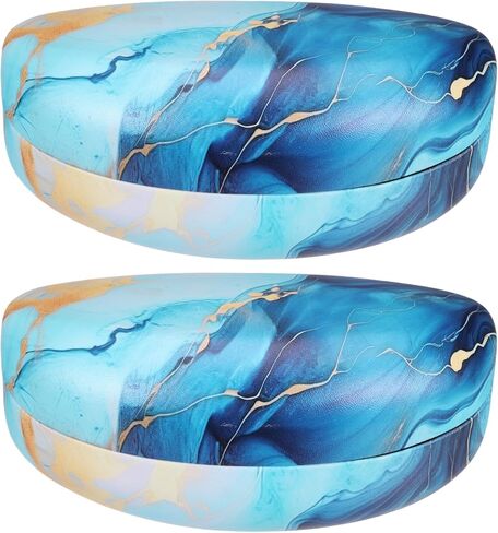 HARFINGTON Eyeglasses Case PU Leather Glasses Case Anti Scratch Glasses Case, Hard Shell Eyeglasses Protector Cases in Saudi Arabia