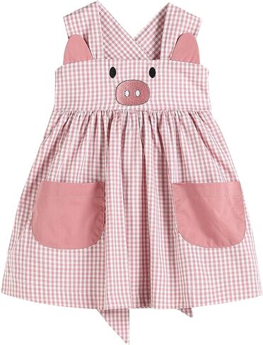 Baby Girls Sleeveless Dress with Sash in Saudi Arabia