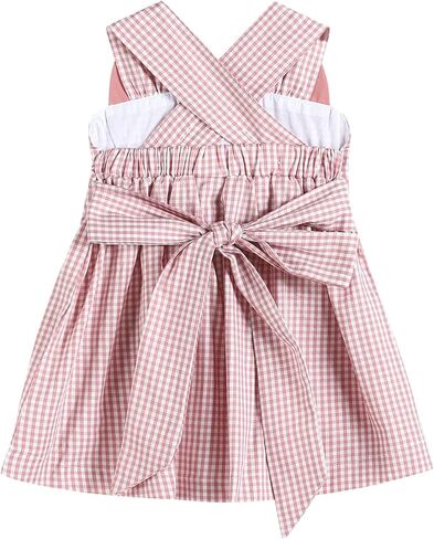 Baby Girls Sleeveless Dress with Sash in Saudi Arabia