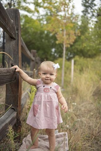 Baby Girls Sleeveless Dress with Sash in Saudi Arabia