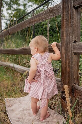 Baby Girls Sleeveless Dress with Sash in Saudi Arabia