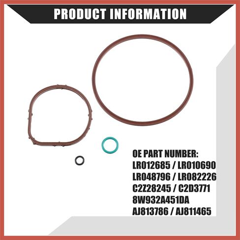 Acropix Engine / 5.0L LUMP SEAP KIT لاكتشاف LAND ROVER / 3.0L حشيات مضخة فراغ لـ JAGUAR F-PACE 2017-2020 / المرونة / الفلوروببر / 1 مجموعة / بني / LR012685 قطع غيار السيارة in Saudi Arabia