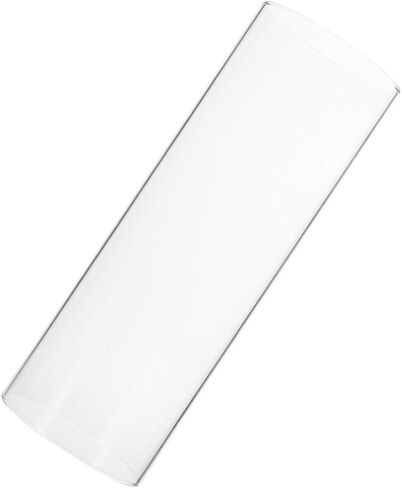 Healifty Transparent Glass Candle Sleeve Windproof Candle Tube Shade Candle Cover for Enhanced Brightness Versatile Fit Decorative Candle Supply in Saudi Arabia