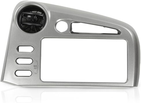 PIT66 Dash Radio Bezel Trim Vent Compatible with 2008-2012 Chevy Malibu Black & Silver in Saudi Arabia