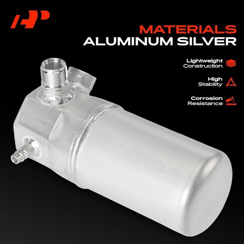 A-Premium Aluminium Conditioning A/C جهاز استقبال مجفف متوافق مع Oldsmobile Silhouette 1996 & Pontiac Trans Sport 1996 و Chevrolet Lumina APV 1996 ، 3.4L ، Silver in Saudi Arabia