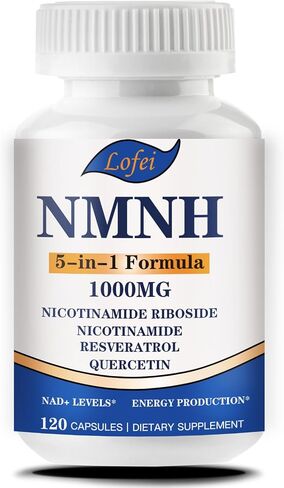 NMNH (Dihydronicotinamide Mononucleotide),NMNH Supplement 1000mg Pure Nicotinamide Mononucleotide Boosts NAD+ Levels, NAD Supplement,for Energy,Immune,Non-GMO, Gluten Free,120 Capsules in Saudi Arabia