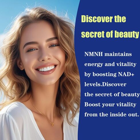 NMNH (Dihydronicotinamide Mononucleotide),NMNH Supplement 1000mg Pure Nicotinamide Mononucleotide Boosts NAD+ Levels, NAD Supplement,for Energy,Immune,Non-GMO, Gluten Free,120 Capsules in Saudi Arabia