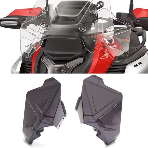 إكسسوارات الدراجات النارية الجانبية الزجاج الأمامي المنحرف الرياح ل BMW R1300GS ADV R1300 GS R 1300 GS Adventure 2024 2025 (Smoky Black) in Kuwait