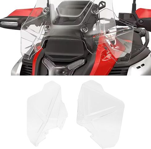 إكسسوارات الدراجات النارية الجانبية الزجاج الأمامي المنحرف الرياح ل BMW R1300GS ADV R1300 GS R 1300 GS Adventure 2024 2025 (Smoky Black) in Kuwait