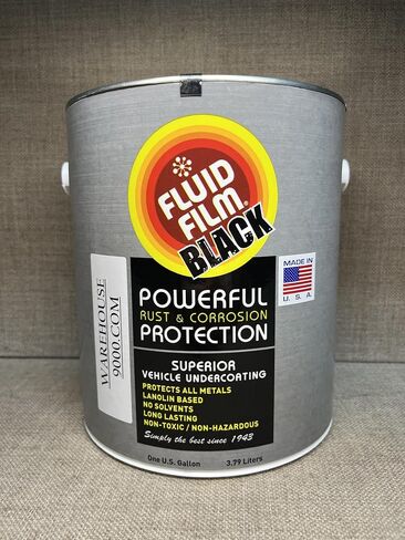 Gallon Fluid Film Black, Pro Undercoating Spray Gun, 32" 360* Wand, 2 Black Quart Bottles, and 50 Rust Plugs in Saudi Arabia