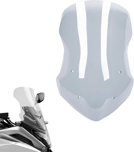 Motorcycle Windshield Deflector Double Bubble Windscreen Fit for NC750X NC 750X 2021 2022 2023 2024 Wind Shield Screen Visor Flyscreen, Smoke in Saudi Arabia