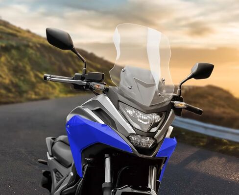 Motorcycle Windshield Deflector Double Bubble Windscreen Fit for NC750X NC 750X 2021 2022 2023 2024 Wind Shield Screen Visor Flyscreen, Smoke in Saudi Arabia