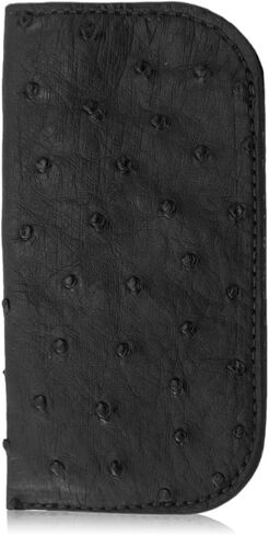 Genuine Ostrich Leather Soft Sunglasses & Eyeglasses Case in Saudi Arabia