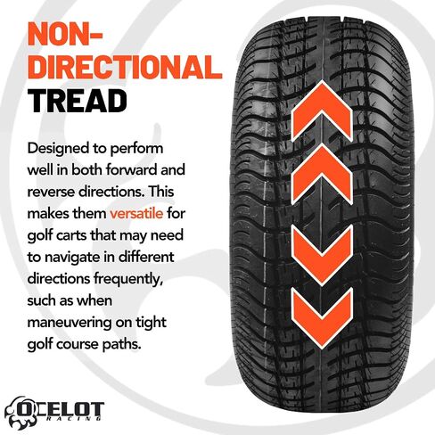 205/30-12 Ocelot Course Pro Golf Cart Tire in Saudi Arabia