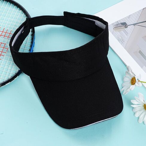 Choyaxo 24pcs Sun Visor Hat Uv Protection Beach Hat Golf Cap for Men Women Summer Beach Pool Sports Golf White in Saudi Arabia