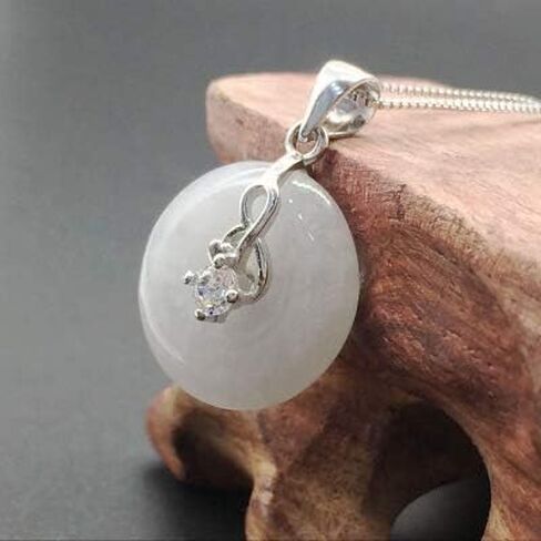 925 Silver Emerald Necklace Female Natural A Cargo Safety Pendant in Saudi Arabia