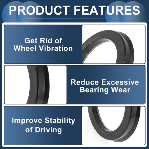 79.6mm to 60.1mm Car Wheel Hub Centric Rings Black Polycarbonate Wheels Center Shaft Shock Absorbing Hubrings 4 Pcs in Saudi Arabia