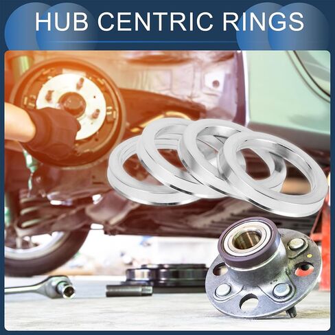 حلقات مركزية HUB ، معرف 56.6 مم إلى 74.1mm OD HUPRINGS ALUMONIUM ، 4 PCS in Saudi Arabia