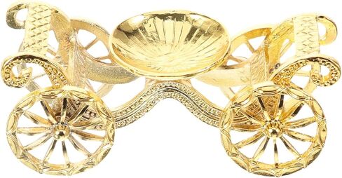 Wakauto Crystal Sphere Holder Metal Vintage Car Ornament​​ Crystal Ball Holder Display Pedestals Rotating Stand Decoration for Bedroom Living .83 X 1.25 X 1.18 Inch in Kuwait