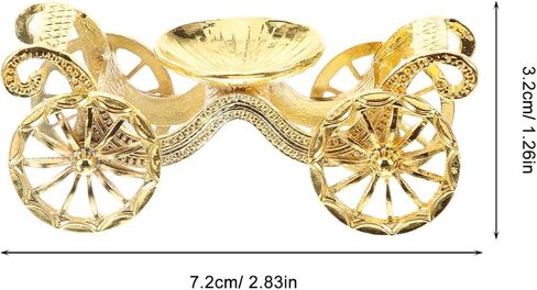 Wakauto Crystal Sphere Holder Metal Vintage Car Ornament​​ Crystal Ball Holder Display Pedestals Rotating Stand Decoration for Bedroom Living .83 X 1.25 X 1.18 Inch in Kuwait