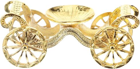 Wakauto Crystal Sphere Holder Metal Vintage Car Ornament​​ Crystal Ball Holder Display Pedestals Rotating Stand Decoration for Bedroom Living .83 X 1.25 X 1.18 Inch in Kuwait