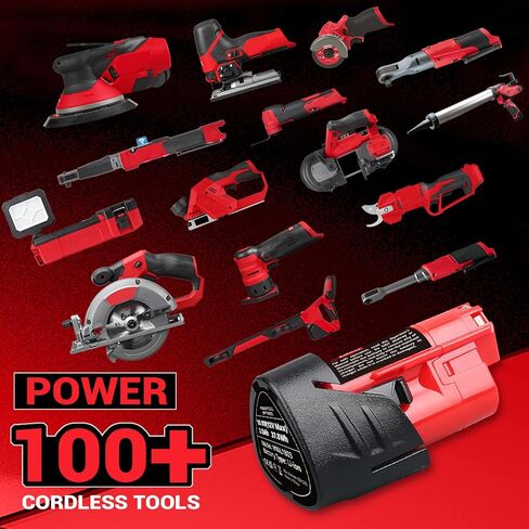 2PACK M-12 3.5 12V بطارية ليثيوم أيون واستبدال شاحن N12 لبطارية ميلووكي 12 فولت متوافقة مع 48-11-2440 48-11-2412 48-11-2460 48-11-2411 48-11-2420 48-11-2401 12 فولت أدوات لاسلكية in Kuwait