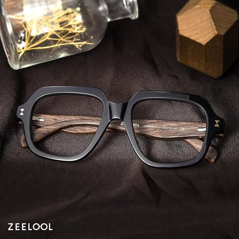 إطار نظارات Zeelool للنساء الرجال ، أزياء نظارات النظارات مع عدسة واضحة غير موصوفة in Saudi Arabia