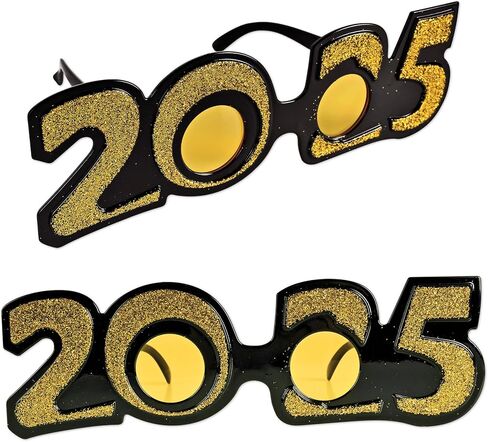 Beistle womens 2 Piece Glittered Plastic 2025 Eyeglasses, in Saudi Arabia