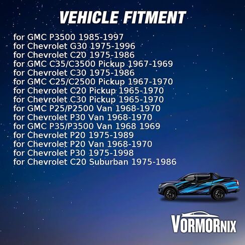 مجموعة عمود ذراع التحكم في التعليق العلوي الأمامي لشيفروليه C20 Suburban C30 بيك آب 1965 1966 1967 1968 1969 1970 1971 1972 1973 1974 1975 1976-1986 استبدال 3846351 1 PCS in Saudi Arabia