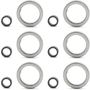 ASTROSYNC Fuel Injector Gasket Ring and Element Fit for BMW 228i 335i 330i F30 540i 2008-2019 Replace 13537591006 13537577649, 12PCS in Kuwait