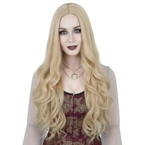 Red Heart Wig Women Curly Short Movie Halloween Party Cosplay Costume Wigs with Wig Cape in Kuwait