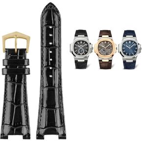 25-13 مم من Notch Leather Wather Connector for Patek Philippe Nautilus 5711 5726 5712G Watchband Bracelet in Saudi Arabia