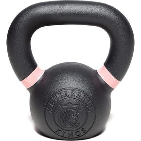 ملوك كيتلبيل | وزن أجراس كيتل بيل المطلية بالمسحوق 80 رطل | أوزان اليد، معدات الصالة الرياضية ومجموعات تدريب القوة للنساء والرجال | مجموعة أوزان للجيم المنزلي (5-90 رطل) in Kuwait