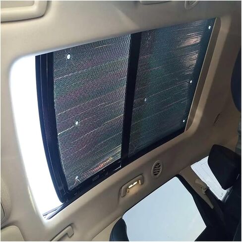 غلاف الشمس الجديد غلاف من أجل BYD ATTO3 سقف SUNSHADE CURTAIN SURTAIN الأمامي الخلفي سقف السقف غطاء SUN SUN SUNROOK SNABLICE (أبيض) in Kuwait