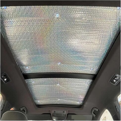 غلاف الشمس الجديد غلاف من أجل BYD ATTO3 سقف SUNSHADE CURTAIN SURTAIN الأمامي الخلفي سقف السقف غطاء SUN SUN SUNROOK SNABLICE (أبيض) in Kuwait