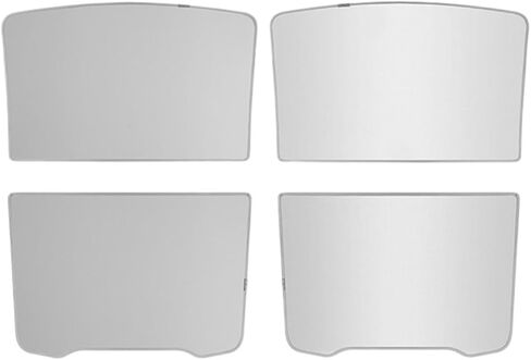 Car Ice Cloth Buckle Sunshade ملاءمة لنموذج Tesla Y Juniper 2025 Sun Roof Sunshade الأمامي الخلفي السقف السقف الداخلي الظل السقف (اللون الأسود) in Kuwait