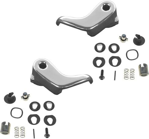 Locking Vent Window Handle Chrome Pair Set Compatible with Chevy GMC Blazer Jimmy Suburban in Saudi Arabia